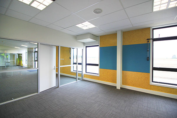 Eclipse 64mm Aluminium Double Glazed  Partitions - Lemonwood School